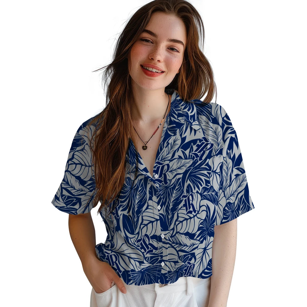 Rice Owls Hawaiian Shirt - Monstera Layer | Hula Hawaiian Shirts