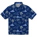 Rice Owls Hawaiian Shirt - Palm And Clouds | Hula Hawaiian Shirts