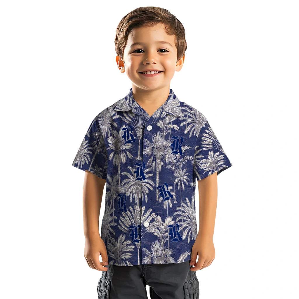 Rice Owls Hawaiian Shirt - Vintage Palm Tree | Hula Hawaiian Shirts