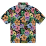 Sacramento Kings Hawaiian Shirt - Brilliant Hibiscus Garden | Hula Hawaiian Shirts