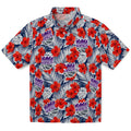 Sacramento Kings Hawaiian Shirt - Hibiscus Fiesta | Hula Hawaiian Shirts