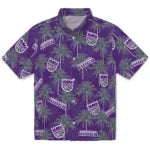 Sacramento Kings Hawaiian Shirt - Palm Tree Motif | Hula Hawaiian Shirts