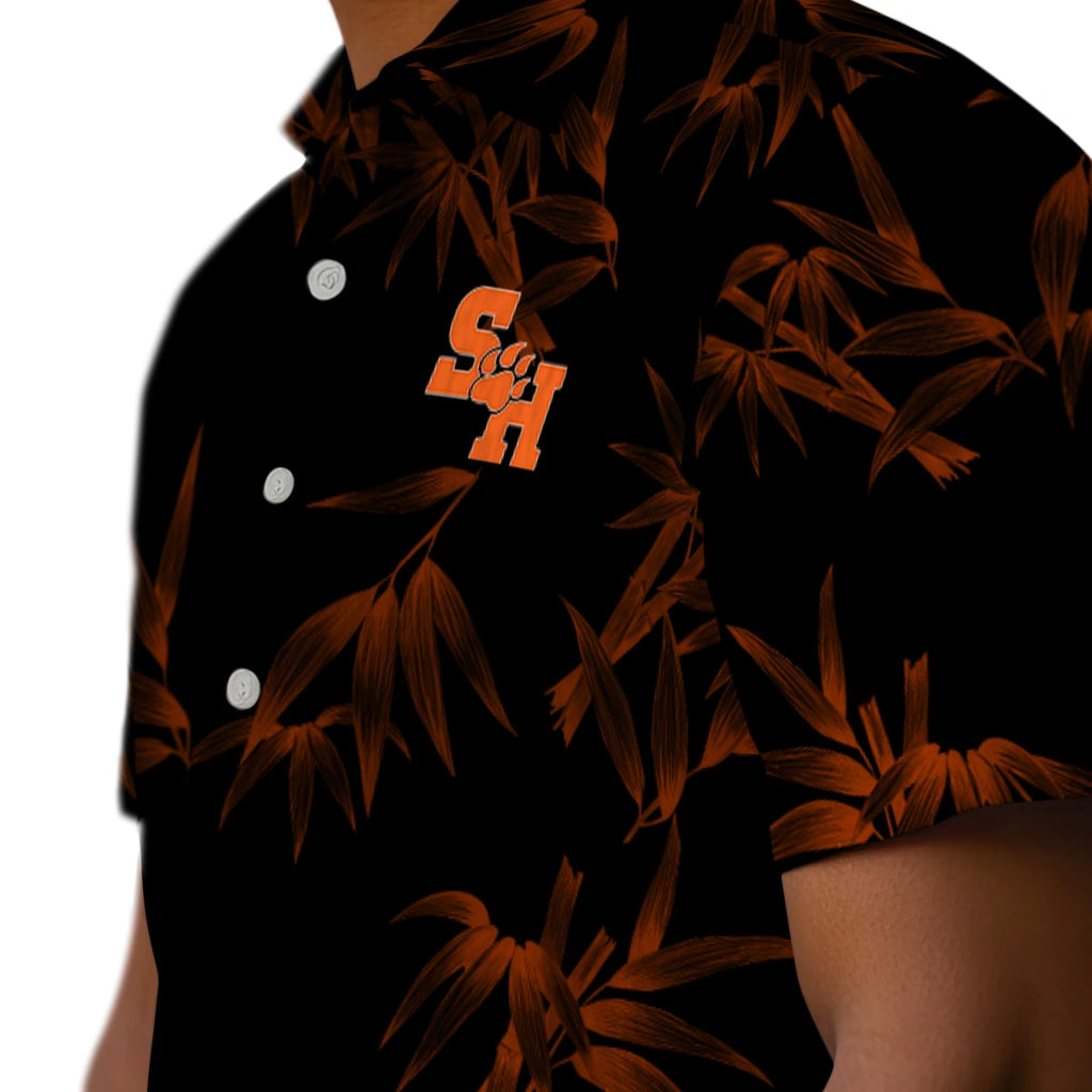 Sam Houston Bearkats Hawaiian Shirt - Bamboo Branches | Hula Hawaiian Shirts