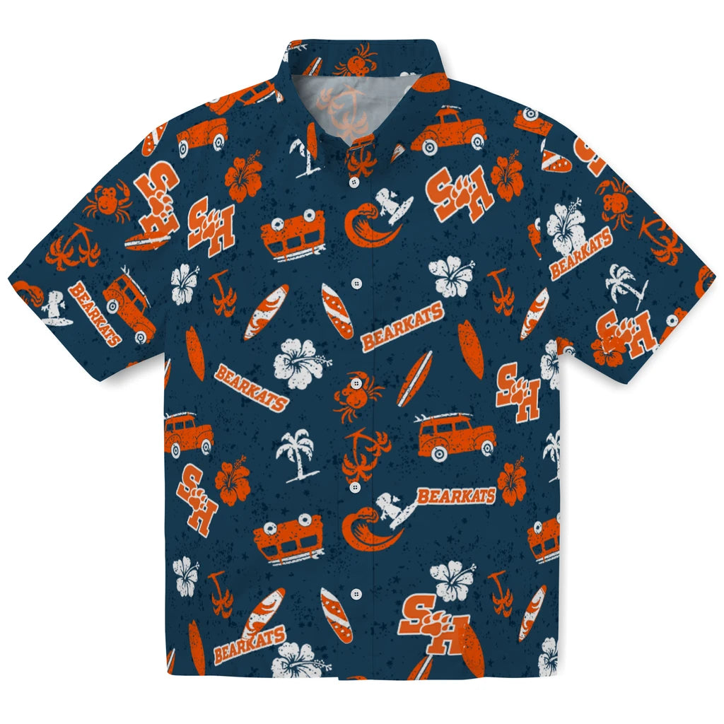 Sam Houston Bearkats Hawaiian Shirt - Beach Vibe | Hula Hawaiian Shirts