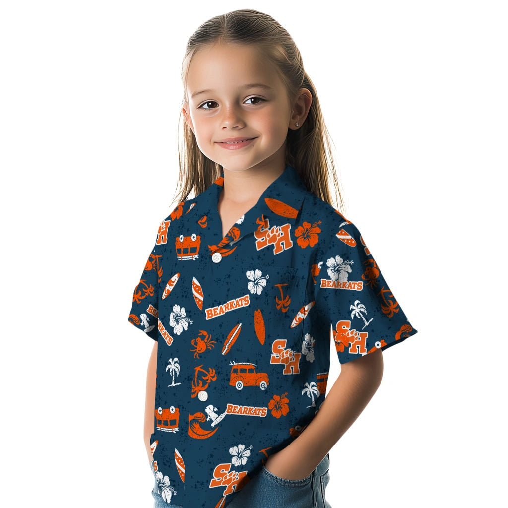 Sam Houston Bearkats Hawaiian Shirt - Beach Vibe | Hula Hawaiian Shirts