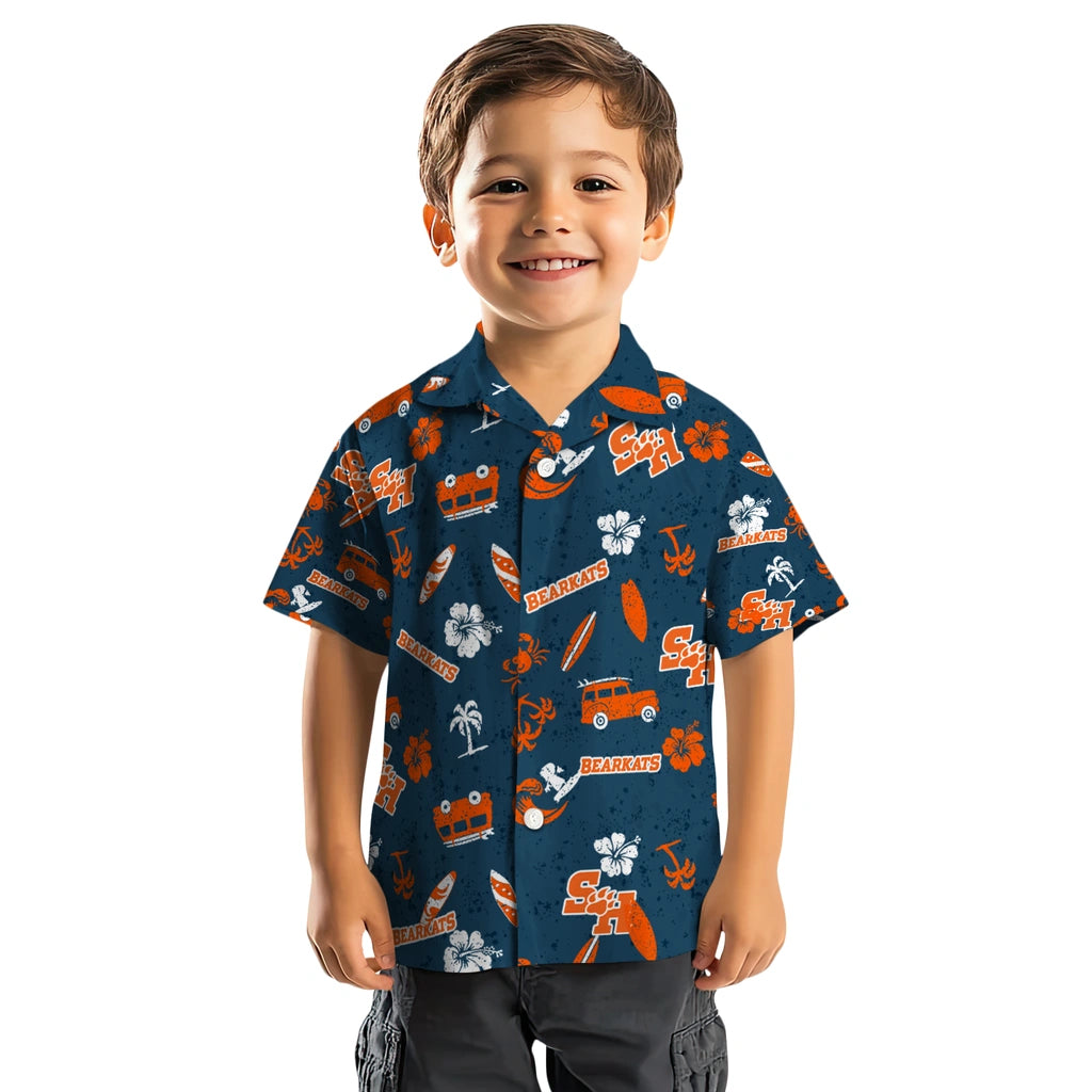 Sam Houston Bearkats Hawaiian Shirt - Beach Vibe | Hula Hawaiian Shirts