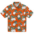 Sam Houston Bearkats Hawaiian Shirt - Flamingo and Hibiscus | Hula Hawaiian Shirts