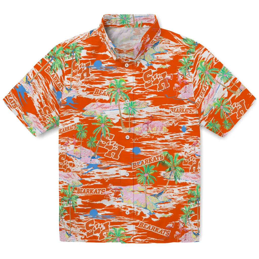 Sam Houston Bearkats Hawaiian Shirt - Hawaii Island | Hula Hawaiian Shirts