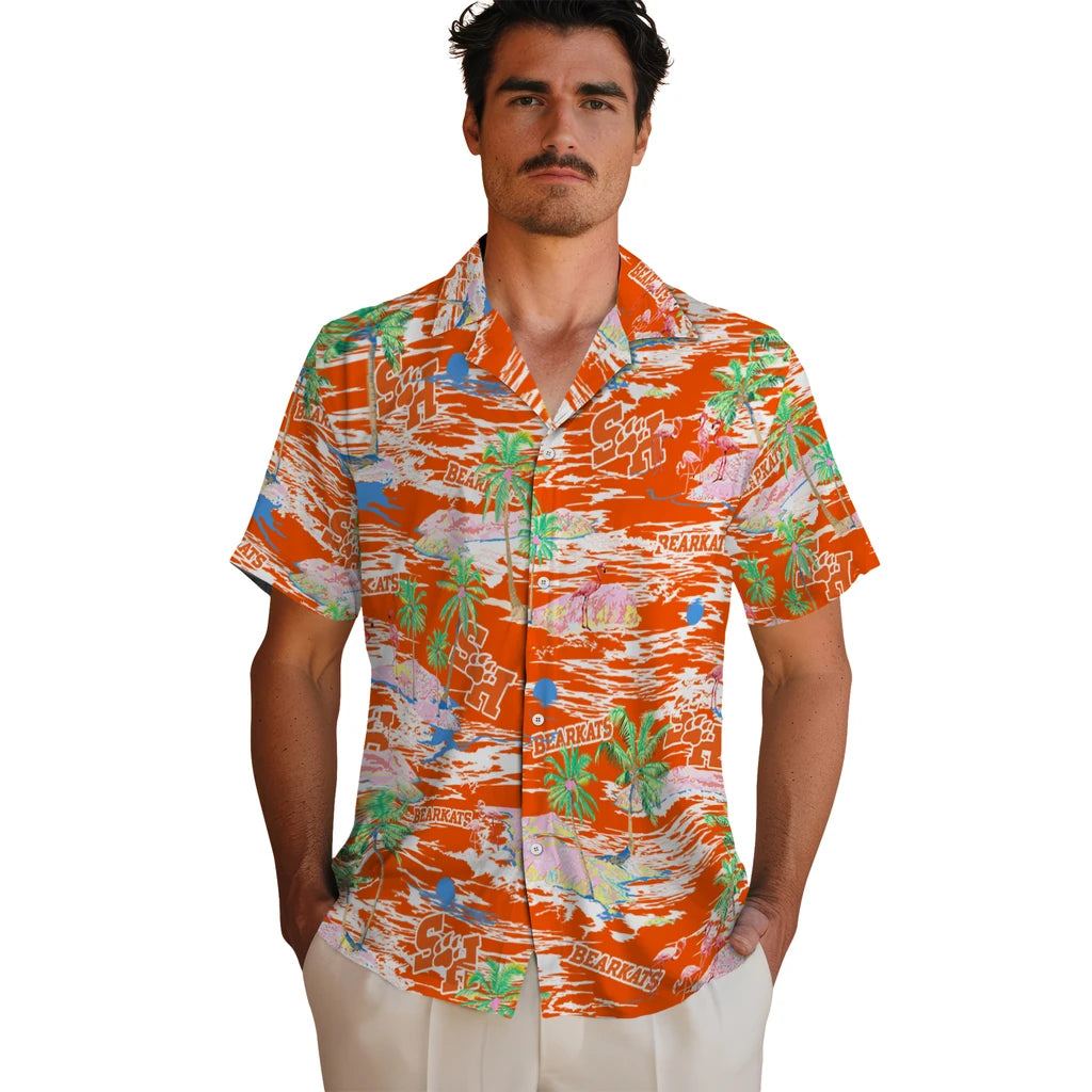 Sam Houston Bearkats Hawaiian Shirt - Hawaii Island | Hula Hawaiian Shirts