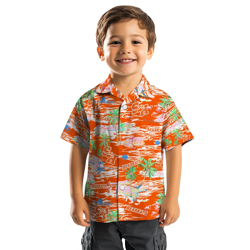 Sam Houston Bearkats Hawaiian Shirt - Hawaii Island | Hula Hawaiian Shirts