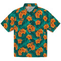 Sam Houston Bearkats Hawaiian Shirt - Hibiscus and Palm Leaves | Hula Hawaiian Shirts