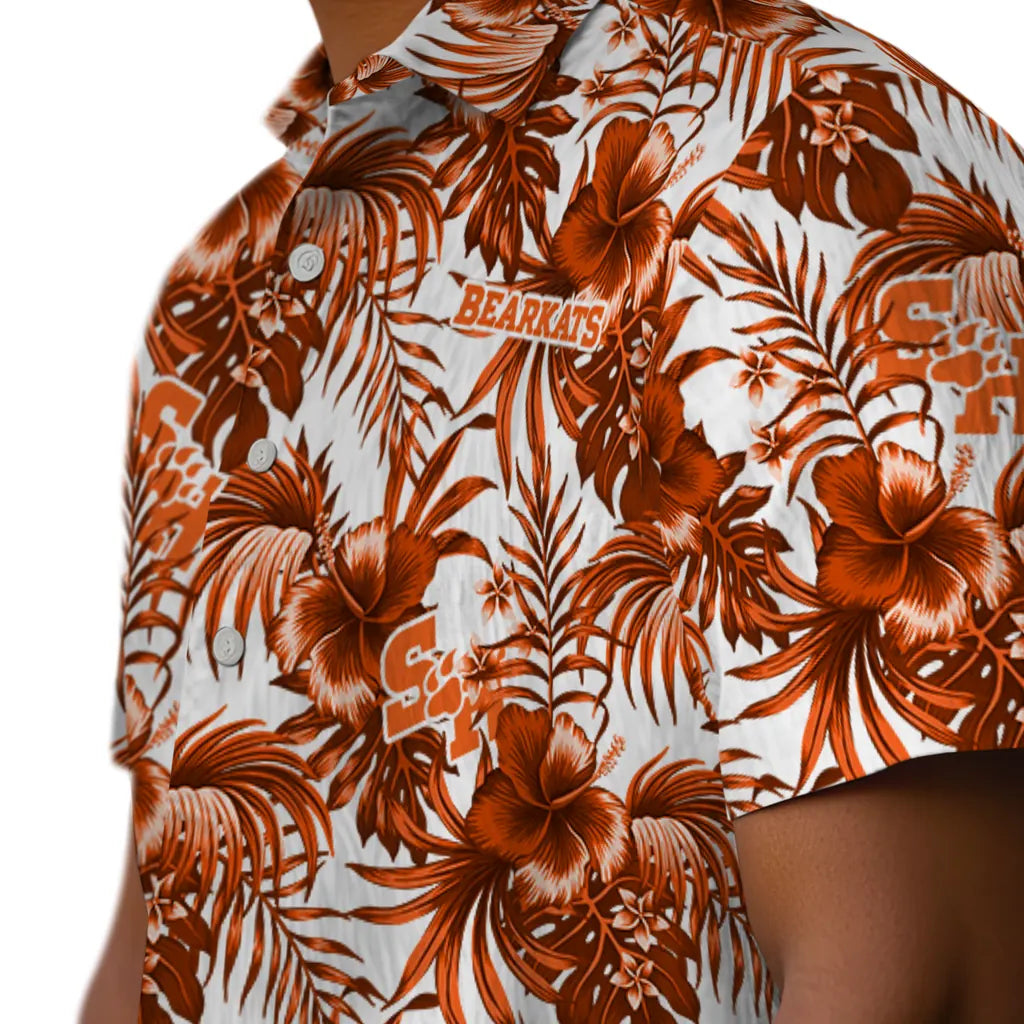 Sam Houston Bearkats Hawaiian Shirt - Hibiscus Exotic | Hula Hawaiian Shirts