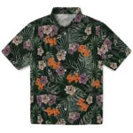Sam Houston Bearkats Hawaiian Shirt - Hibiscus Leaves Pattern | Hula Hawaiian Shirts