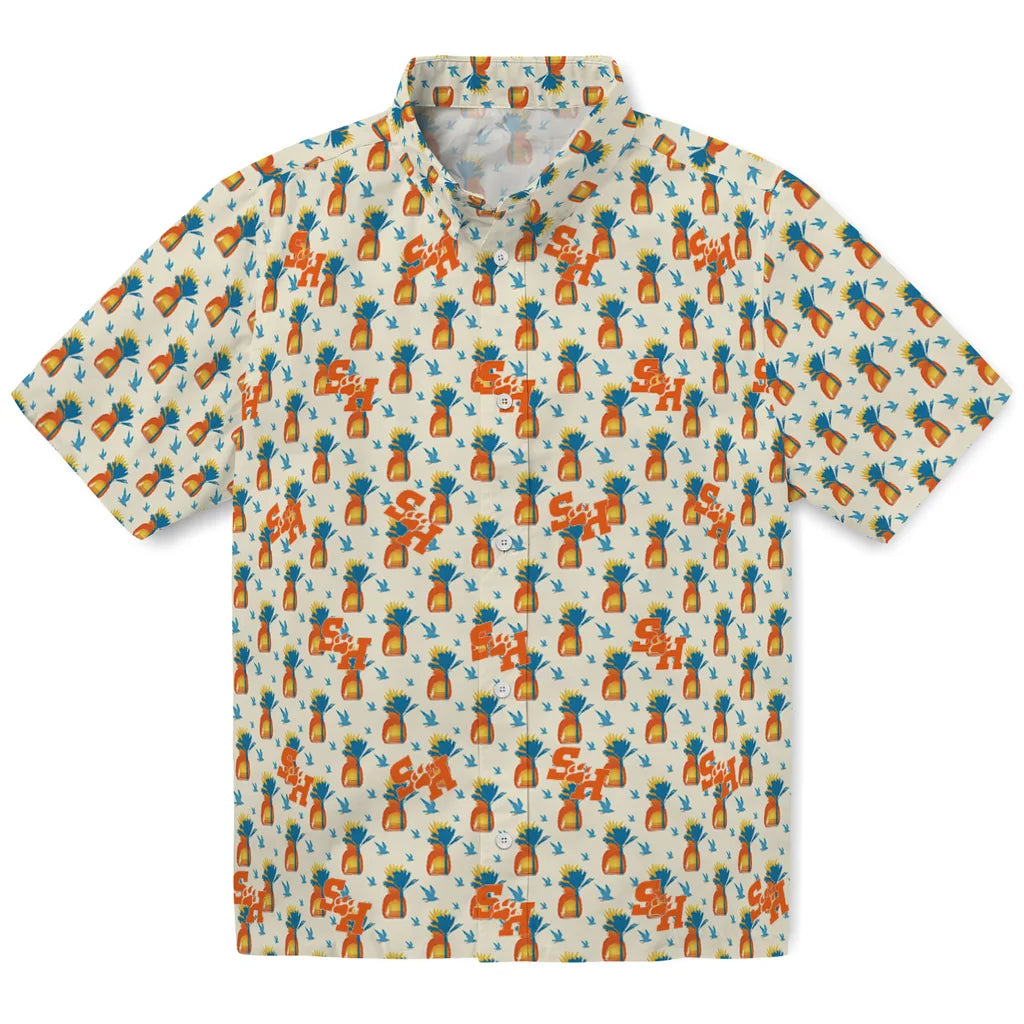 Sam Houston Bearkats Hawaiian Shirt - Pineapple Delight | Hula Hawaiian Shirts