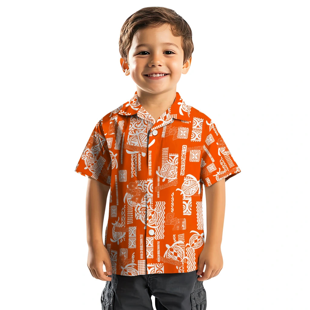 Sam Houston Bearkats Hawaiian Shirt - Turtle Lines | Hula Hawaiian Shirts