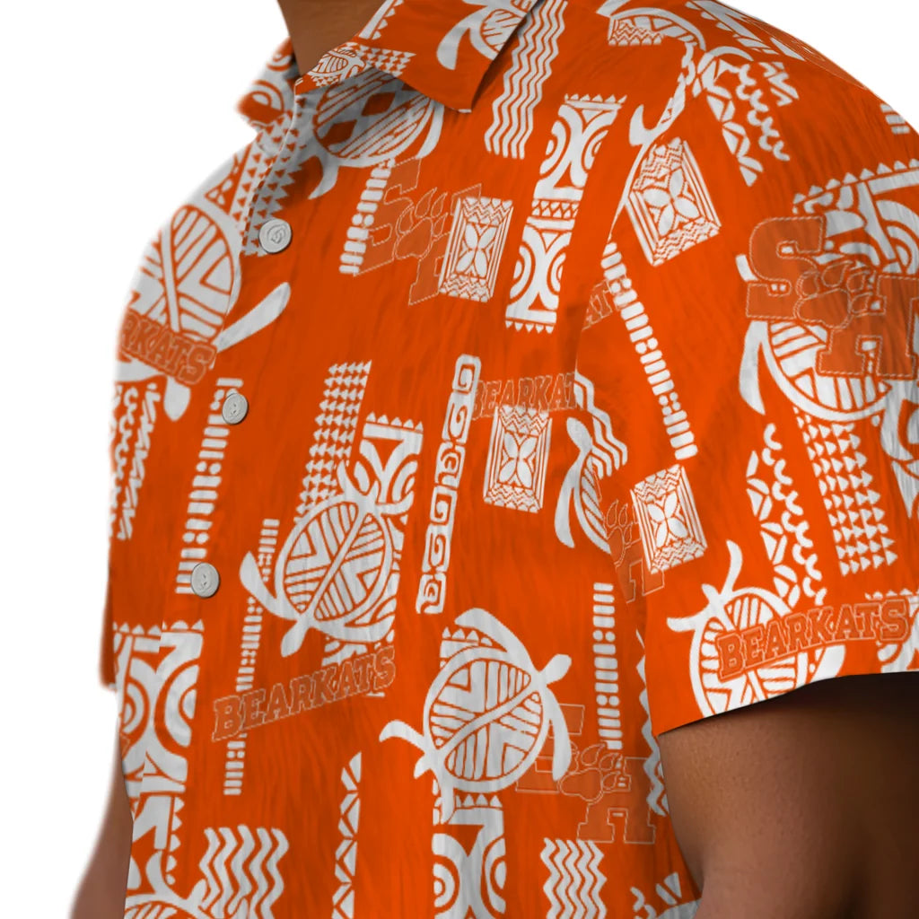 Sam Houston Bearkats Hawaiian Shirt - Turtle Lines | Hula Hawaiian Shirts