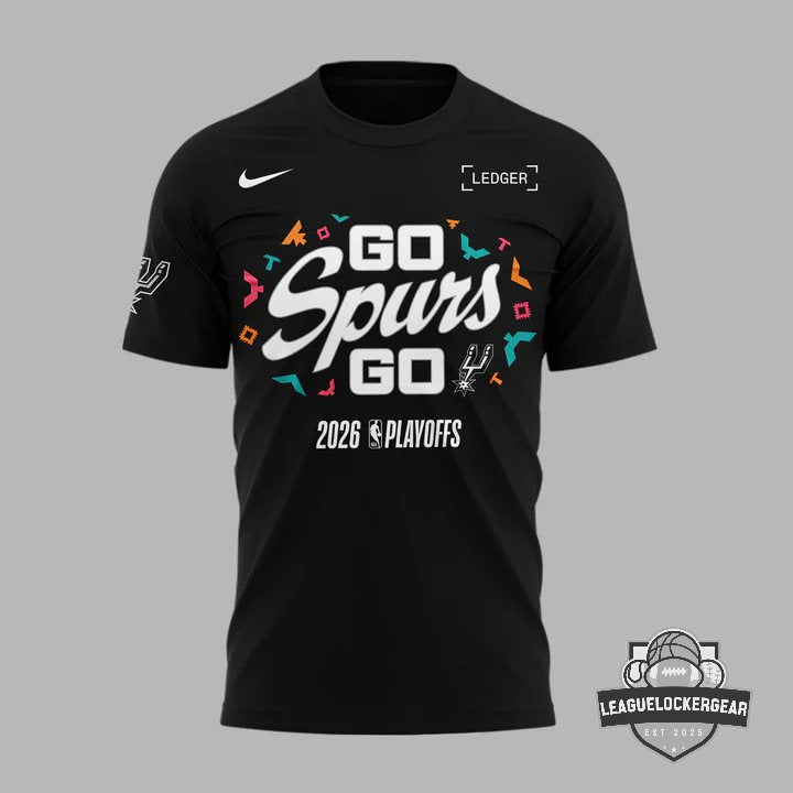 San Antonio Spurs 2026 Playoffs Fiesta T-Shirt - LeagueLockerGear