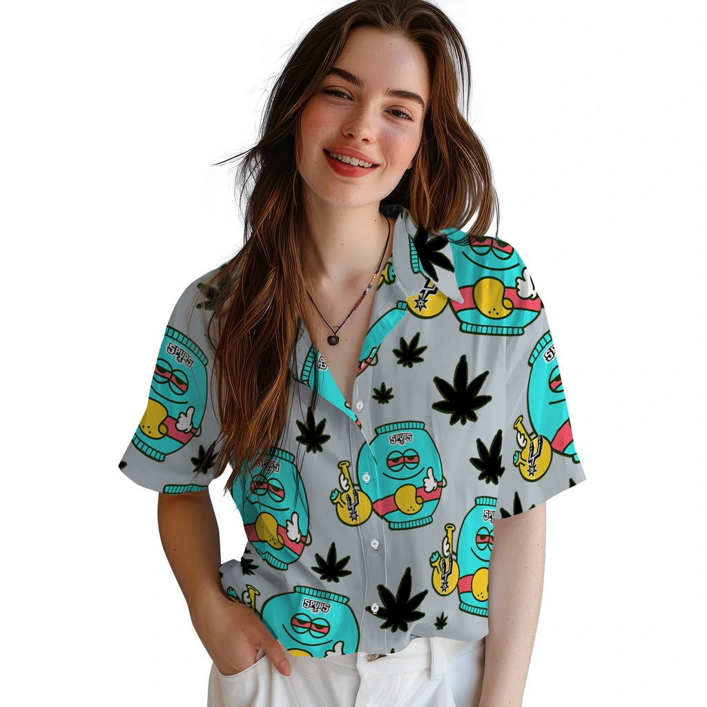 San Antonio Spurs Hawaiian Shirt - Chill Vibe | Hula Hawaiian Shirts
