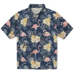 San Antonio Spurs Hawaiian Shirt - Flamingo Hibiscus | Hula Hawaiian Shirts
