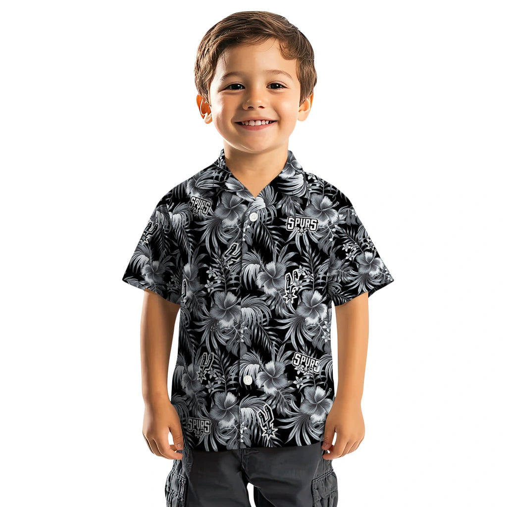 San Antonio Spurs Hawaiian Shirt - Hibiscus Exotic | Hula Hawaiian Shirts