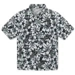 San Antonio Spurs Hawaiian Shirt - Hibiscus Motif | Hula Hawaiian Shirts