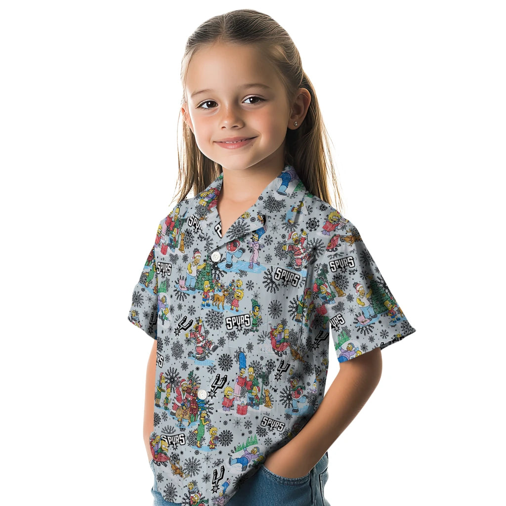 San Antonio Spurs Hawaiian Shirt - Simpsons Christmas | Hula Hawaiian Shirts
