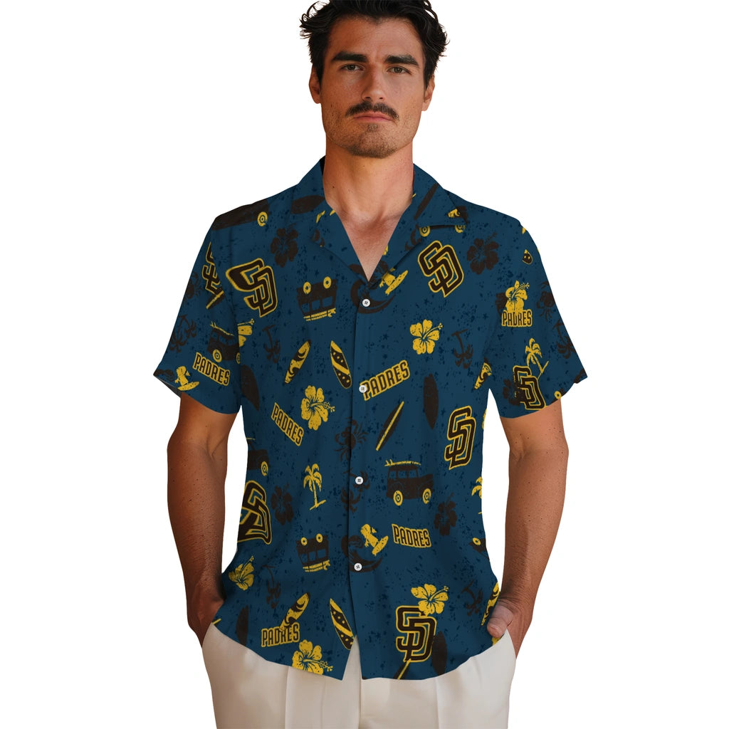 San Diego Padres Hawaiian Shirt - Beach Vibe | Hula Hawaiian Shirts