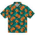 San Diego Padres Hawaiian Shirt - Hibiscus and Palm Leaves | Hula Hawaiian Shirts
