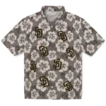 San Diego Padres Hawaiian Shirt - Hibiscus Cluster | Hula Hawaiian Shirts