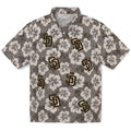 San Diego Padres Hawaiian Shirt - Hibiscus Cluster | Hula Hawaiian Shirts