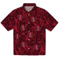 San Diego State Aztecs Hawaiian Shirt - Leaf Outline | Hula Hawaiian Shirts