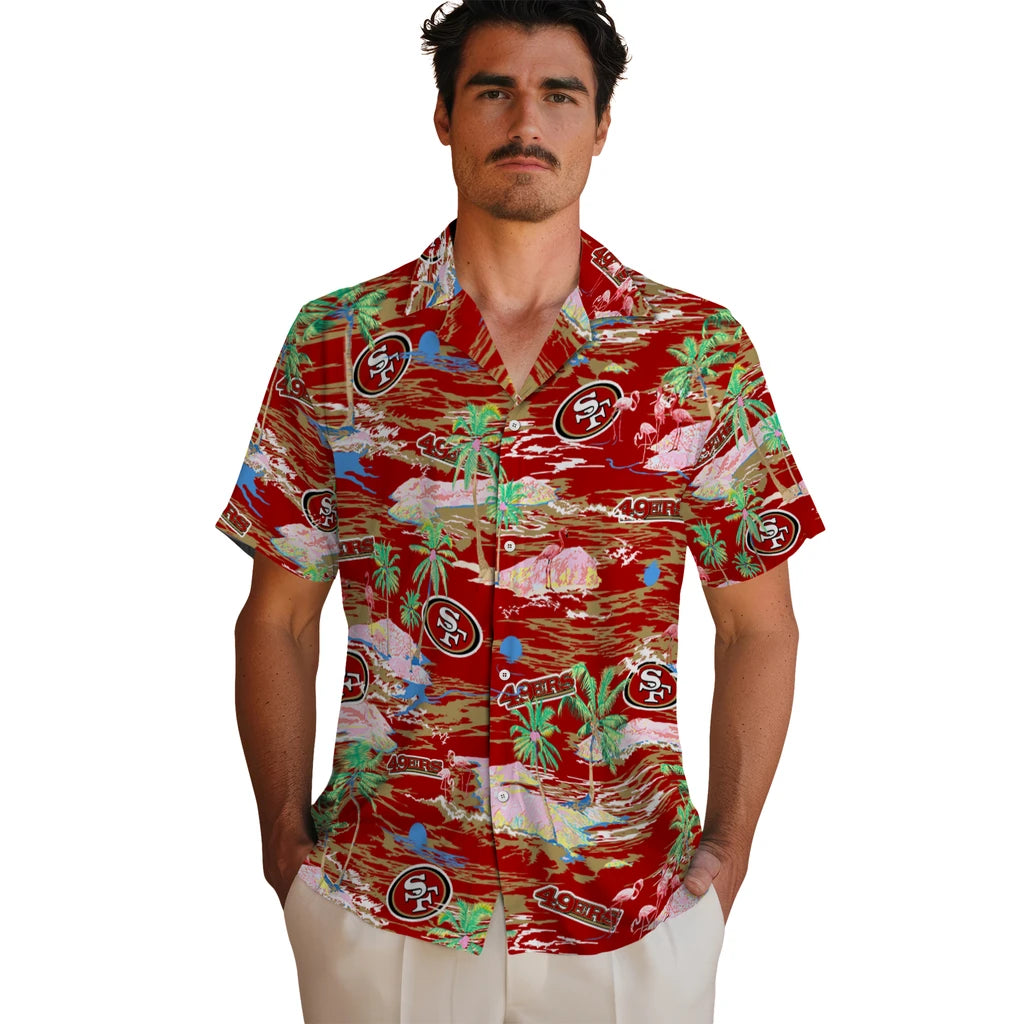 San Francisco 49ers Hawaiian Shirt - Hawaii Island | Hula Hawaiian Shirts