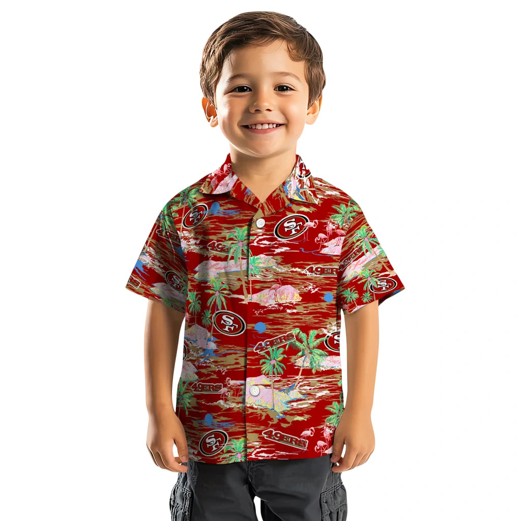 San Francisco 49ers Hawaiian Shirt - Hawaii Island | Hula Hawaiian Shirts