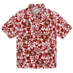 San Francisco 49ers Hawaiian Shirt - Hibiscus Motif | Hula Hawaiian Shirts