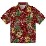San Francisco 49ers Hawaiian Shirt - Hibiscus Tiki Jungle | Hula Hawaiian Shirts