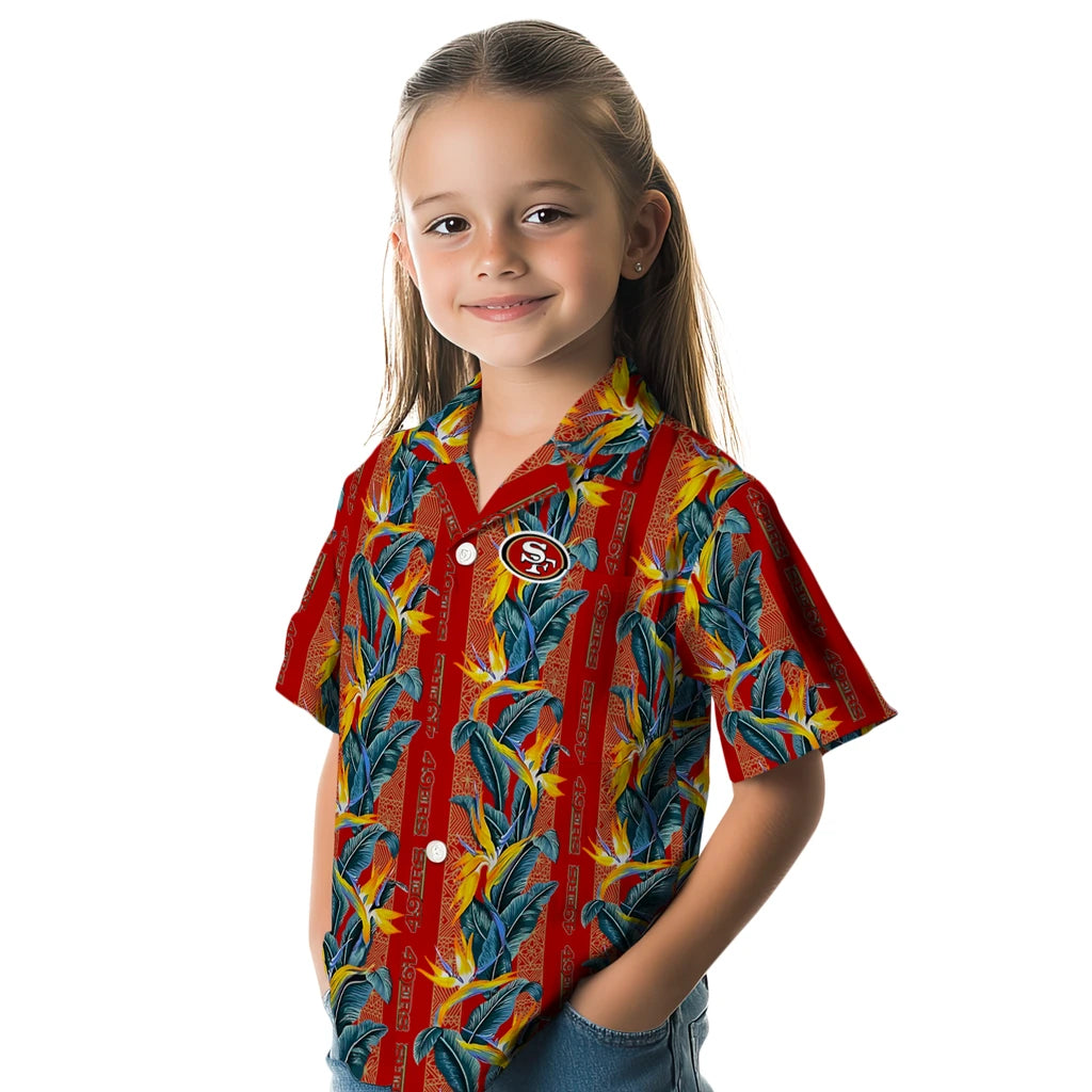 San Francisco 49ers Hawaiian Shirt - Paradise Vines | Hula Hawaiian Shirts