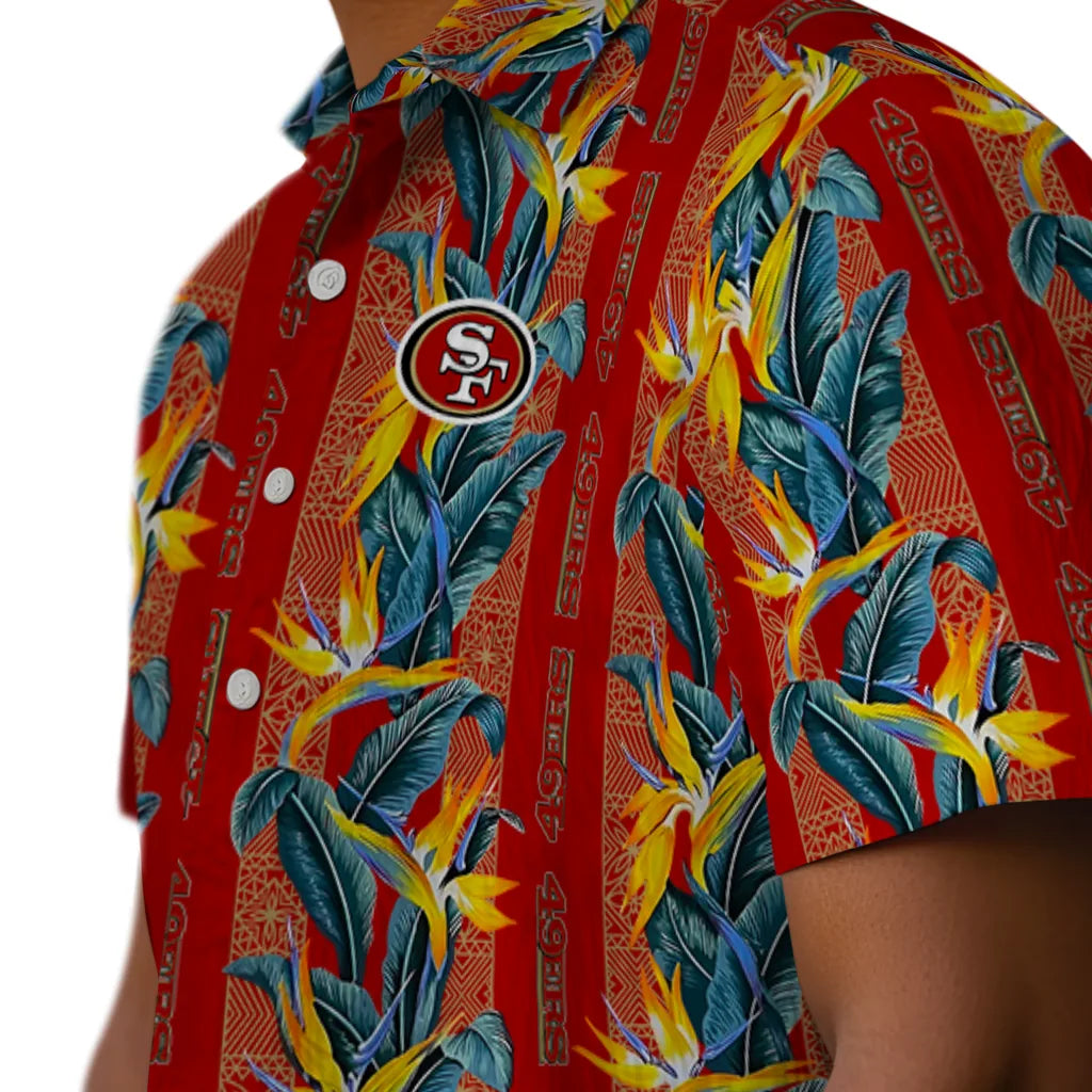 San Francisco 49ers Hawaiian Shirt - Paradise Vines | Hula Hawaiian Shirts