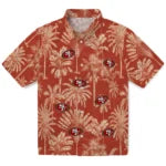 San Francisco 49ers Hawaiian Shirt - Vintage Palm Tree | Hula Hawaiian Shirts