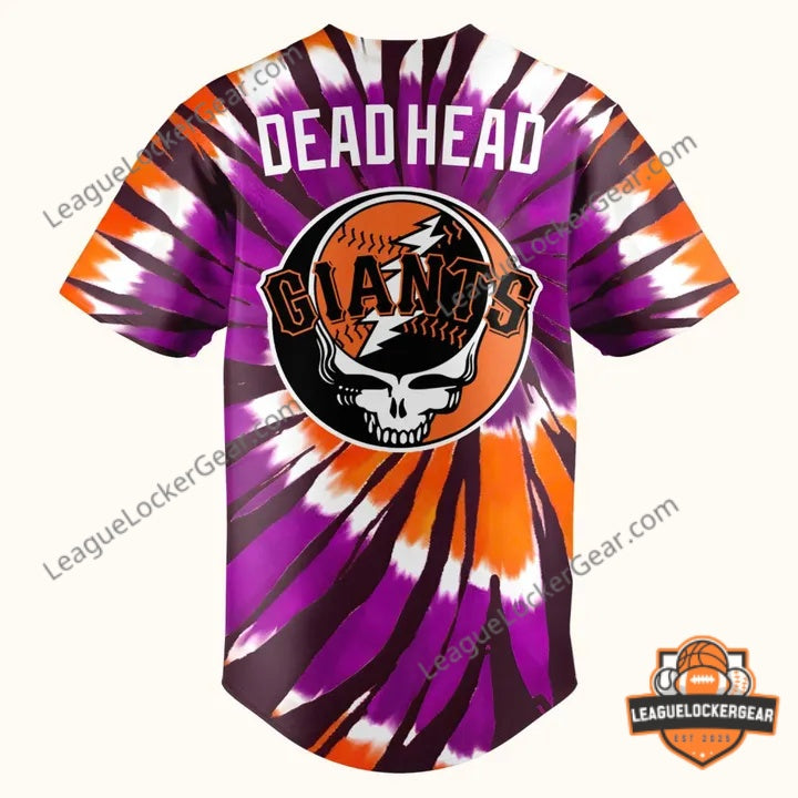 San Francisco Giants Grateful Dead Night Baseball Jersey - LeagueLockerGear
