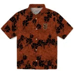 San Francisco Giants Hawaiian Shirt - 50th State Flower | Hula Hawaiian Shirts