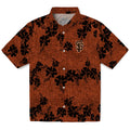 San Francisco Giants Hawaiian Shirt - 50th State Flower | Hula Hawaiian Shirts