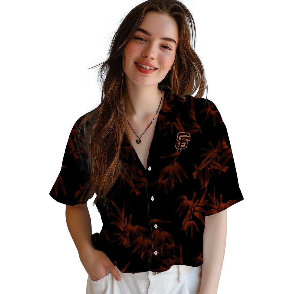San Francisco Giants Hawaiian Shirt - Bamboo Branches | Hula Hawaiian Shirts