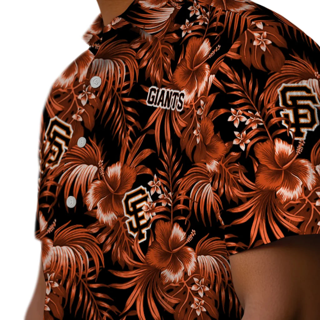 San Francisco Giants Hawaiian Shirt - Hibiscus Exotic | Hula Hawaiian Shirts
