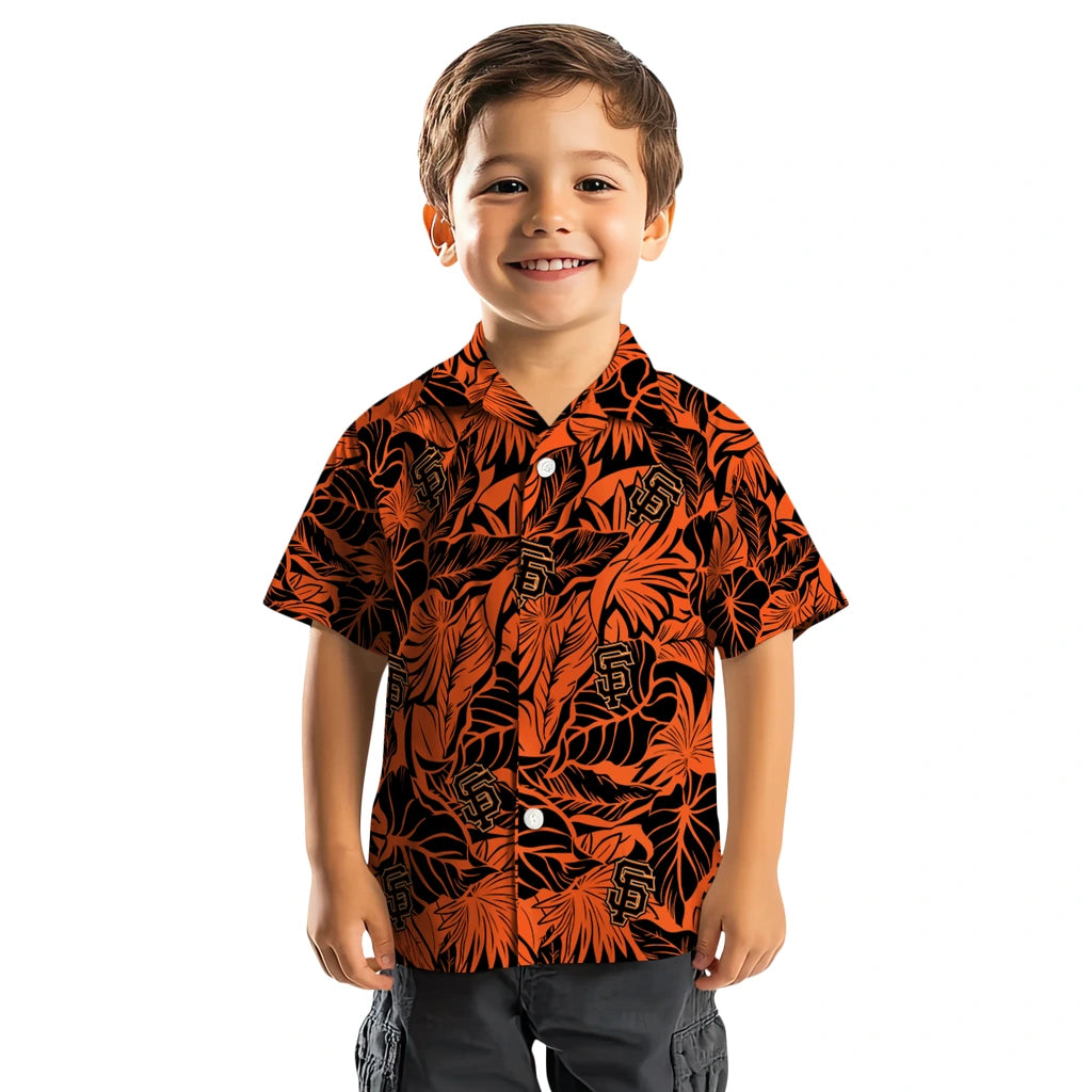 San Francisco Giants Hawaiian Shirt - Monstera Layer | Hula Hawaiian Shirts