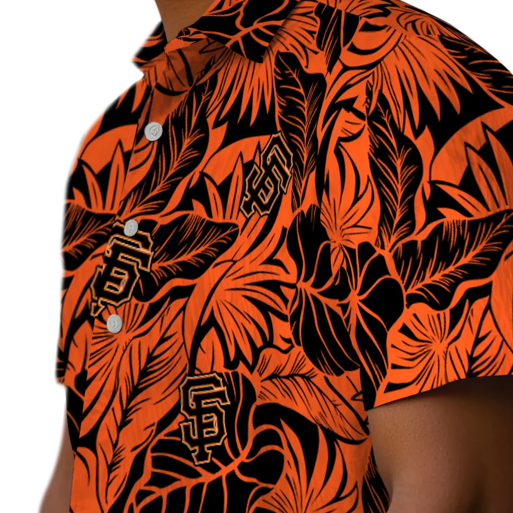 San Francisco Giants Hawaiian Shirt - Monstera Layer | Hula Hawaiian Shirts