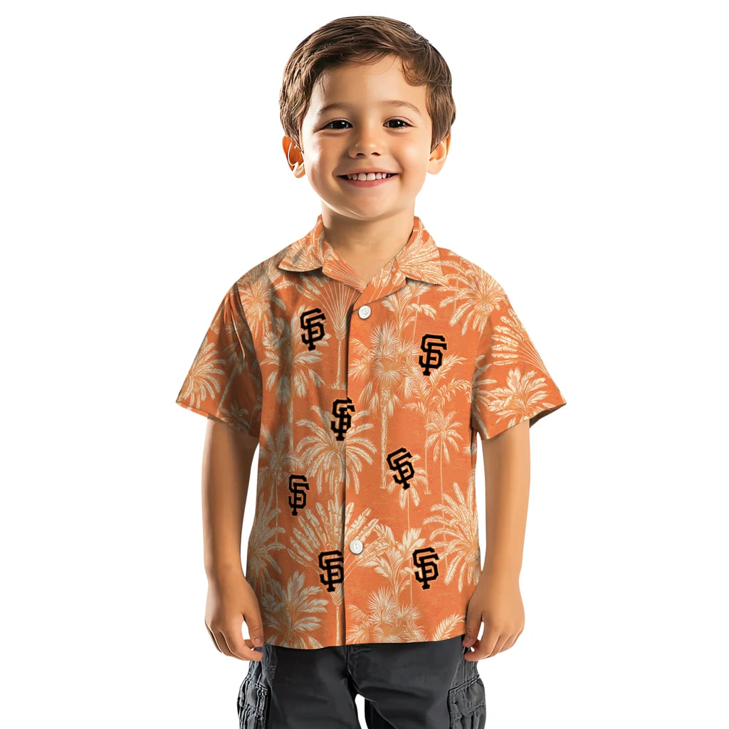 San Francisco Giants Hawaiian Shirt - Vintage Palm Tree | Hula Hawaiian Shirts