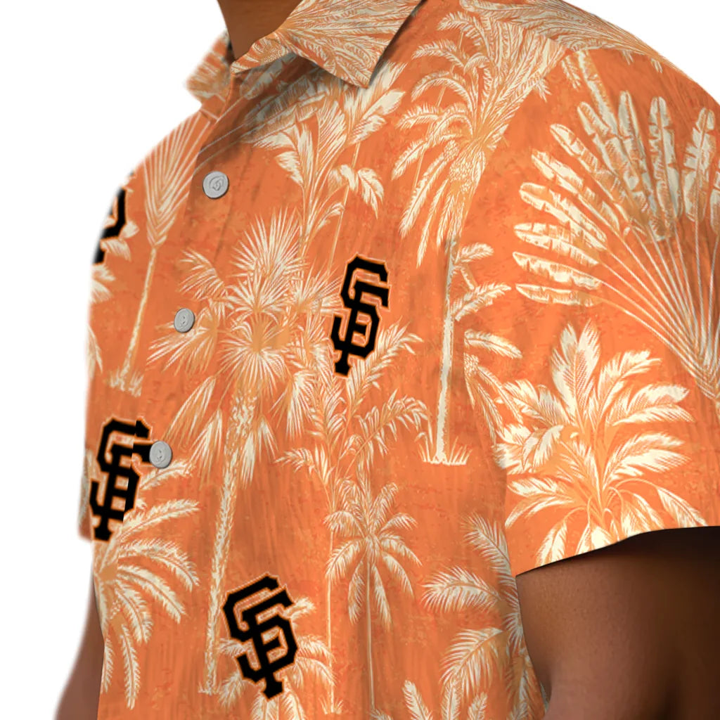 San Francisco Giants Hawaiian Shirt - Vintage Palm Tree | Hula Hawaiian Shirts