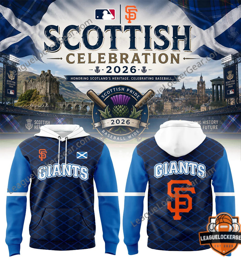 San Francisco Giants Scottish Celebration 2026 Hoodie - LeagueLockerGear