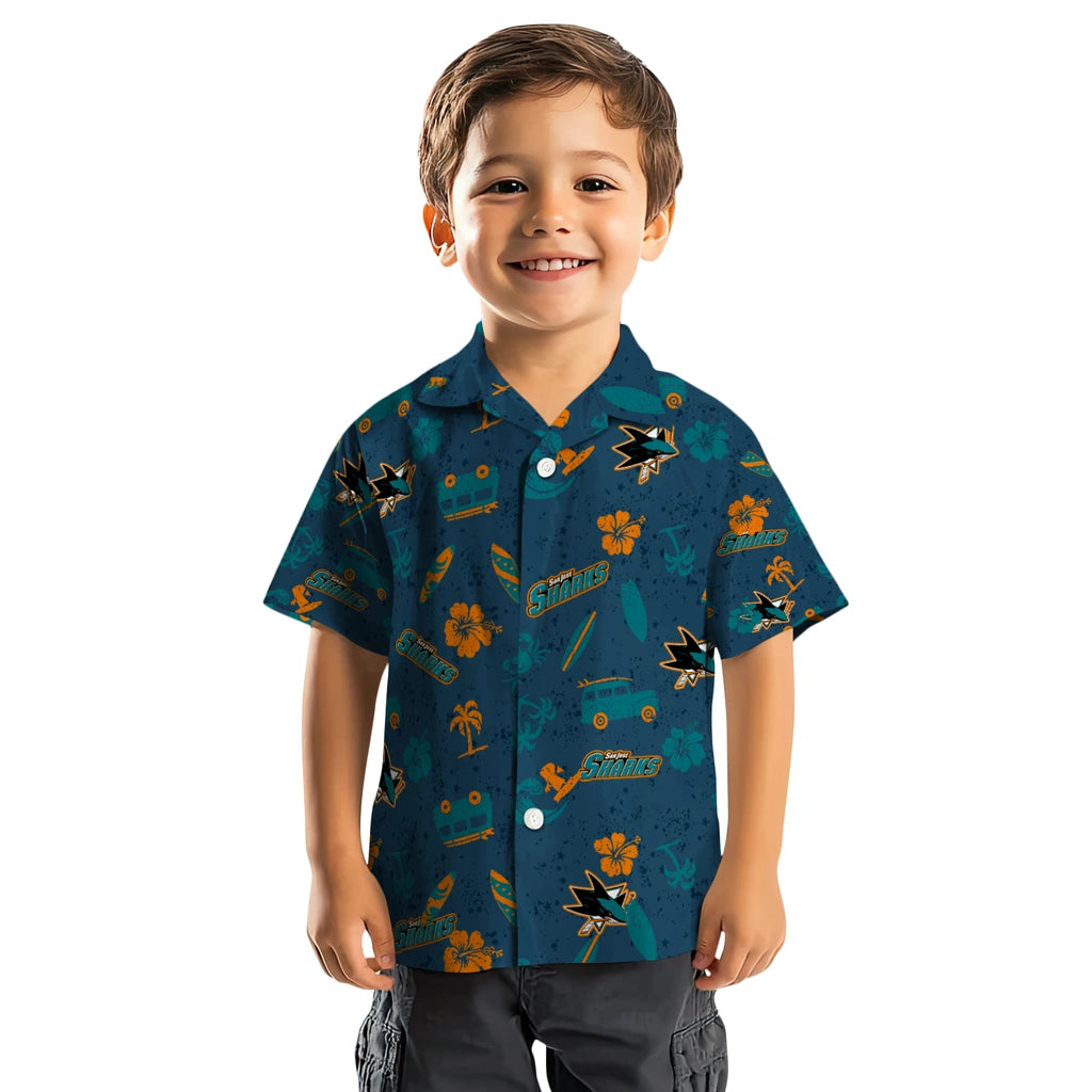 San Jose Sharks Hawaiian Shirt - Beach Vibe | Hula Hawaiian Shirts