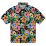 San Jose State Spartans Hawaiian Shirt - Brilliant Hibiscus Garden | Hula Hawaiian Shirts